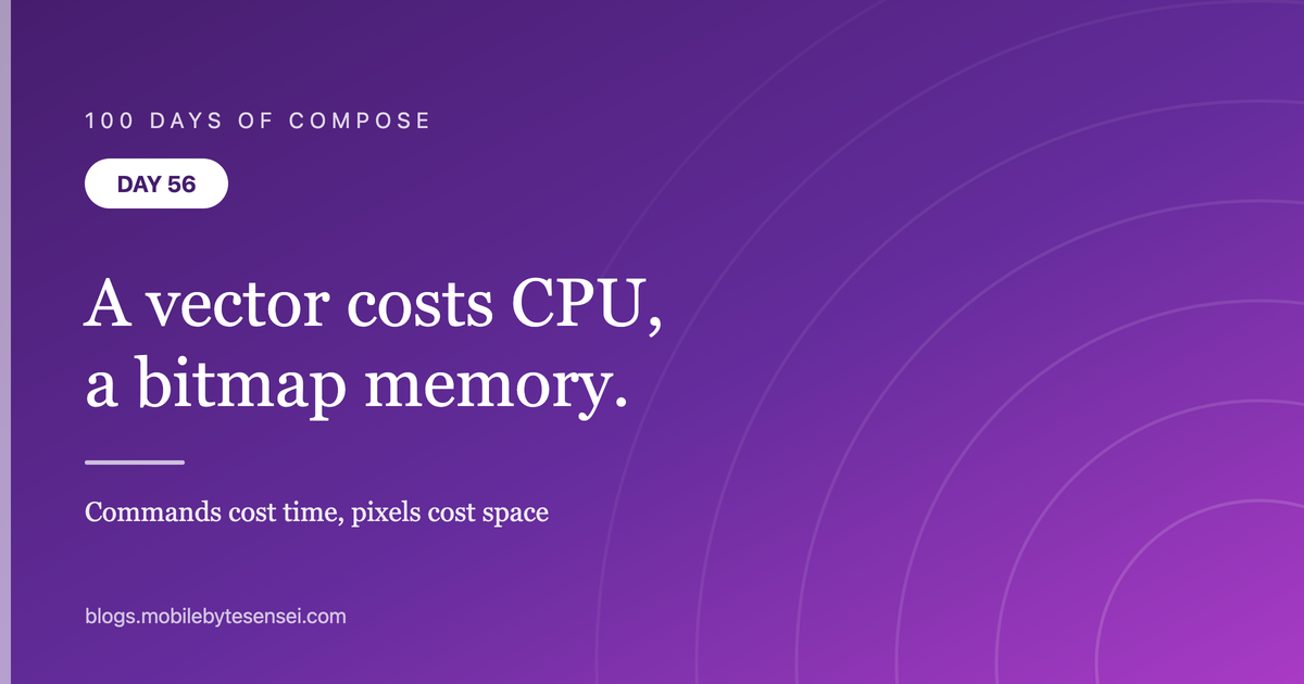 Day 56 — A vector costs CPU once, a bitmap costs memory forever