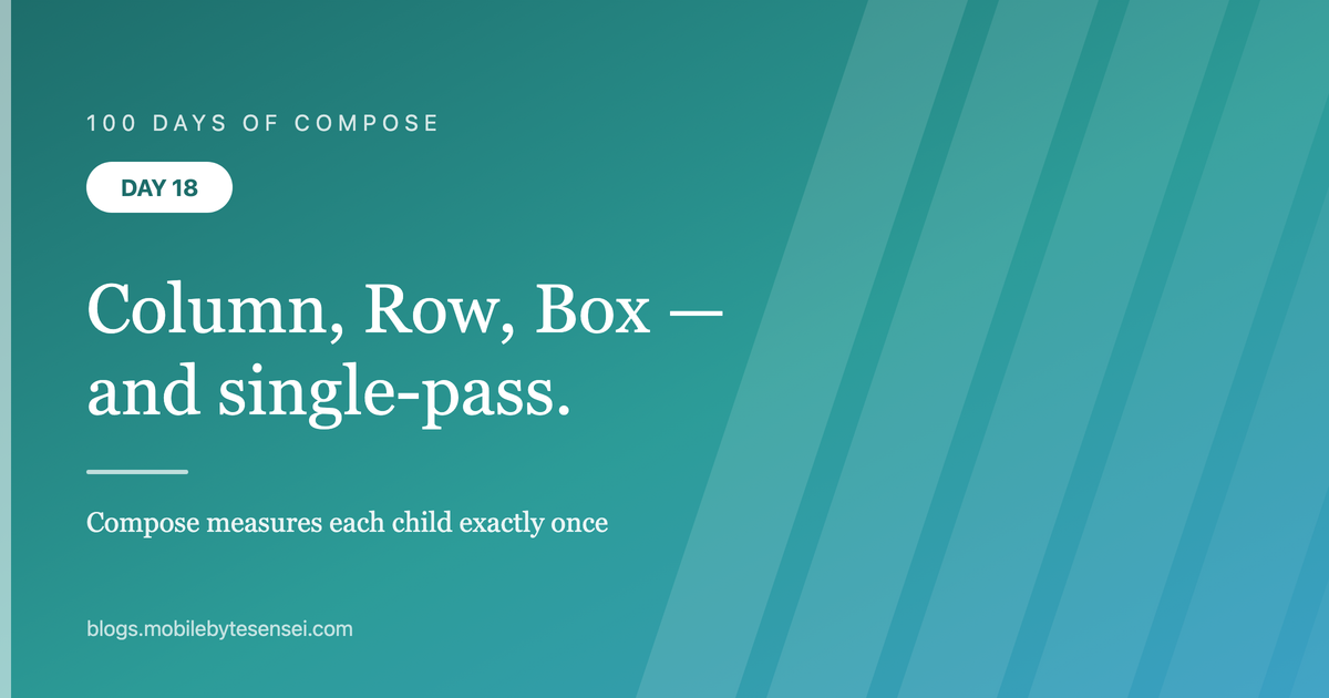 Day 18 — Column, Row, Box — and the single-pass rule that makes them 